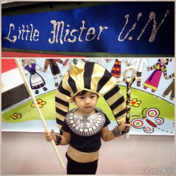 Egyptian costume toddler