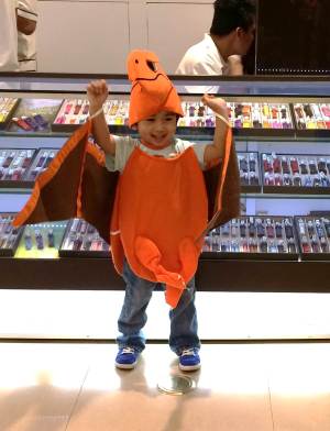 Pterodactyl costume toddler